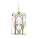 Ellie 6 Light 18 inch Washed Gold Foyer Pendant Ceiling Light