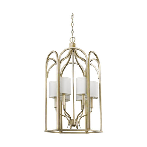 Ellie 6 Light 18 inch Washed Gold Foyer Pendant Ceiling Light