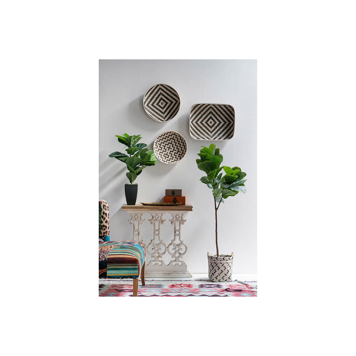 Fiddle-Leaf Green Faux Fiddle Leaf Tree