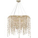 Kealia 10 Light 36 inch Coco Cream Chandelier Ceiling Light, Large