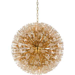 Wildwood 16 Light 26 inch Brass Plated/Clear Chandelier Ceiling Light, Large