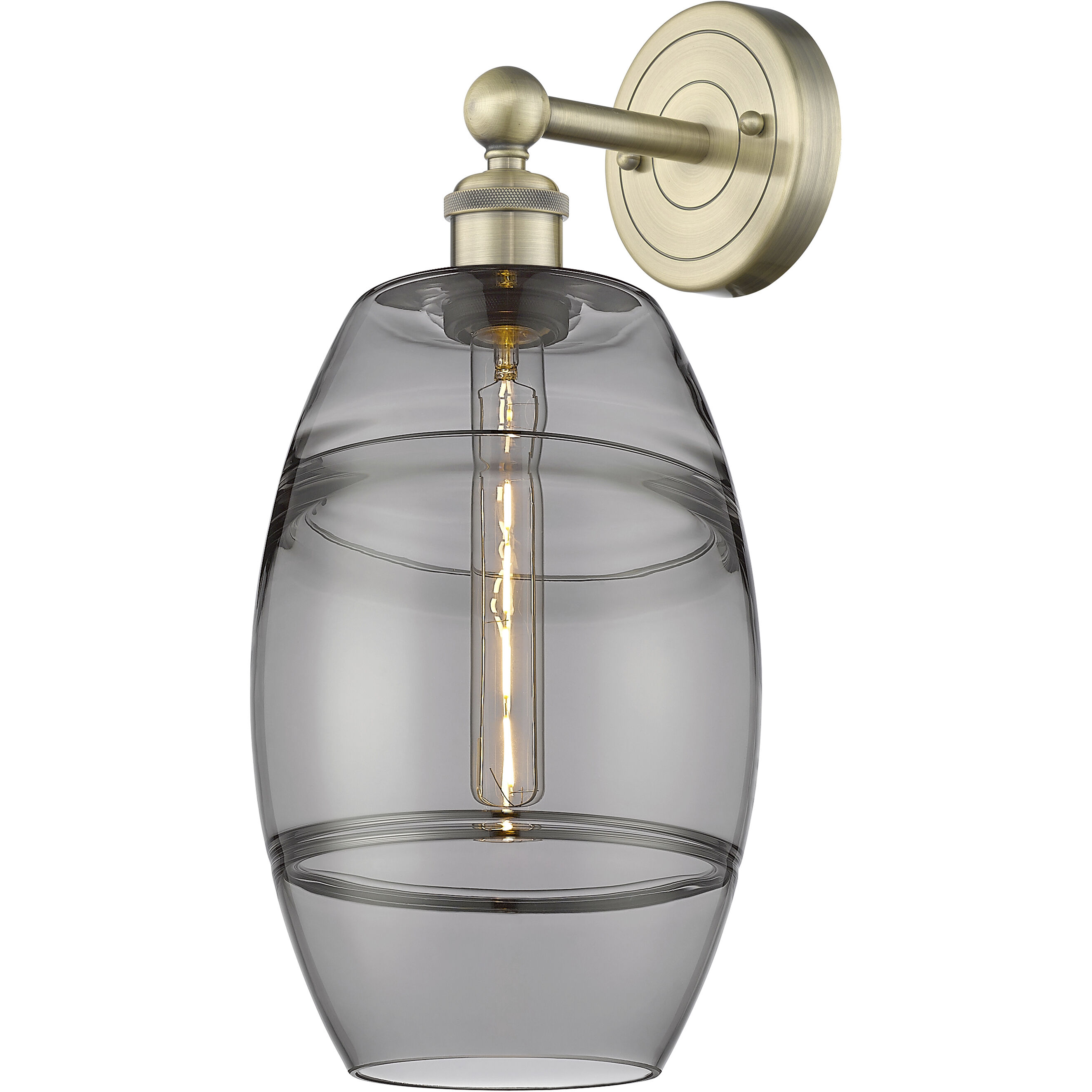 Edison Vaz 1 Light 8 inch Antique Brass Sconce Wall Light