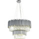 Canada 30 inch Satin Nickel Chandelier Ceiling Light