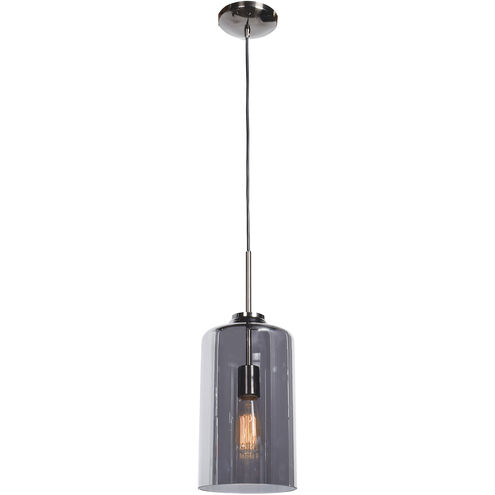 Simplicite LED 7 inch Black Chrome Pendant Ceiling Light
