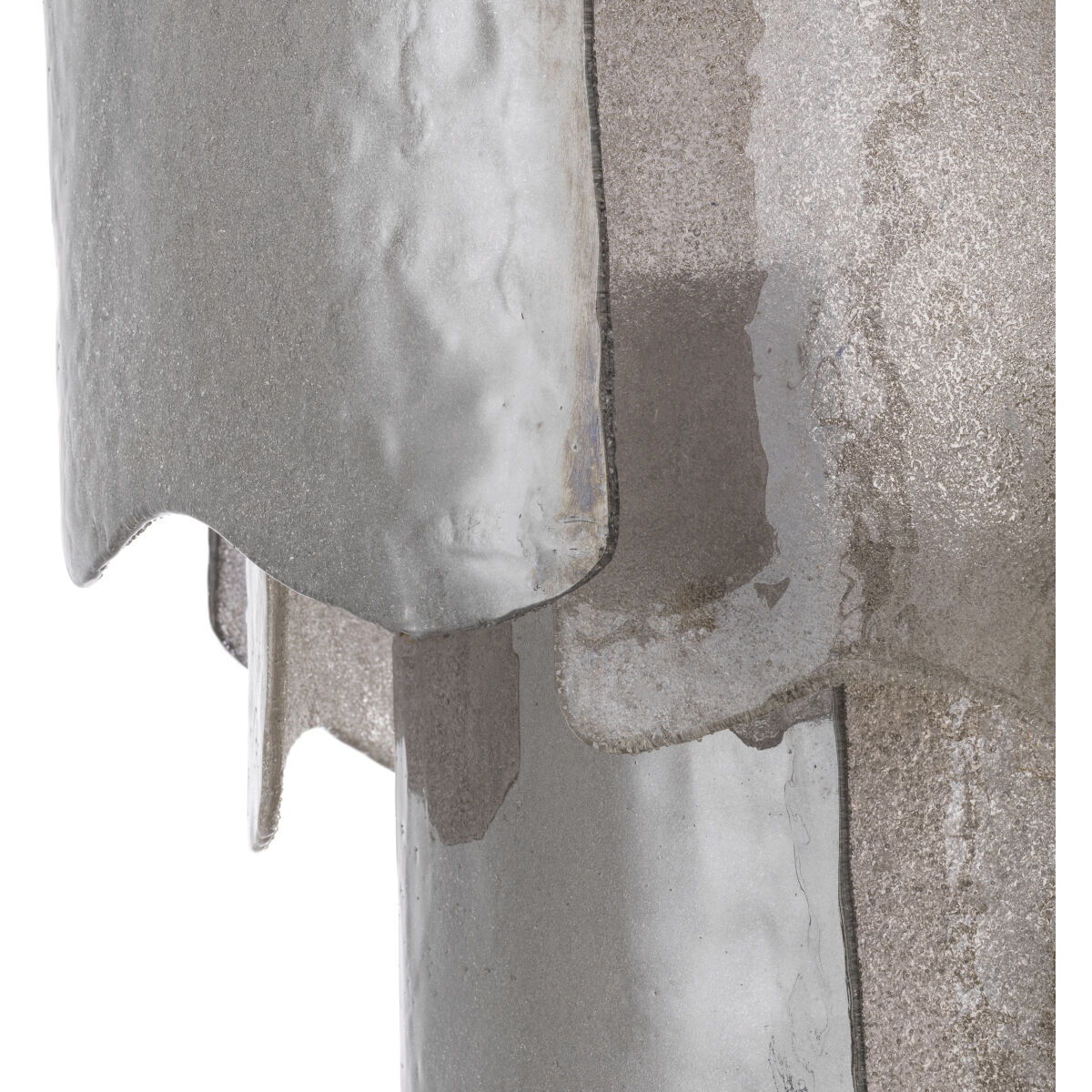 Asinara 7 Light 24.02 inch Antique Brass Chandelier Ceiling Light in Smoke Glass, Small