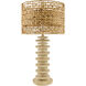 Ukwi 31 inch 100 watt Painted Accent Table Lamp Portable Light