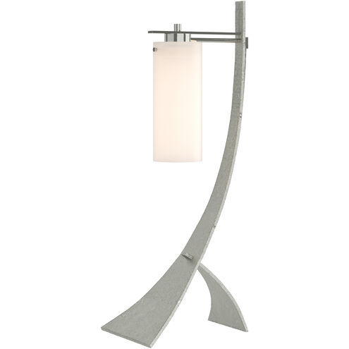 Stasis 28.3 inch 100 watt Sterling Table Lamp Portable Light