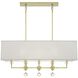 Paxton 8 Light 38 inch Aged Brass Chandelier Ceiling Light