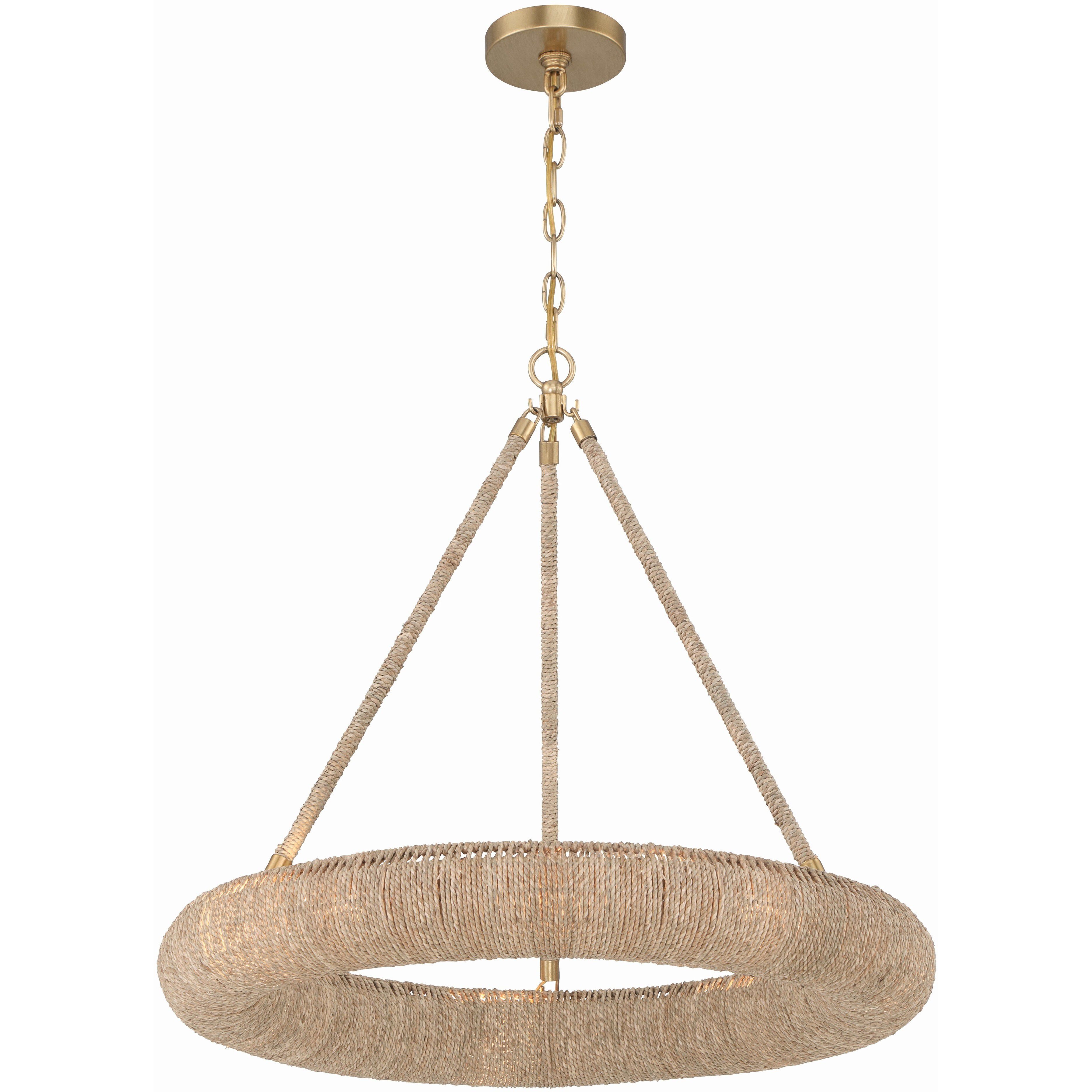 Oakley 1 Light 24 inch Soft Gold Chandelier Ceiling Light