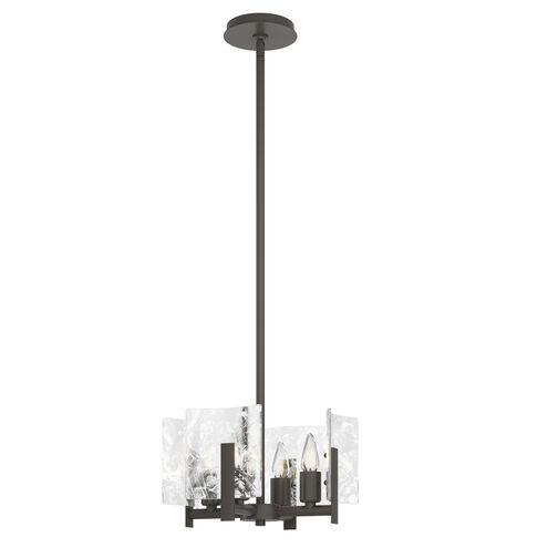 Arc 4 Light 13.5 inch Dark Smoke Semi-Flush/Pendant Ceiling Light