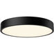 Alora Mood Adelaide LED 15 inch Matte Black Flush Mount Ceiling Light