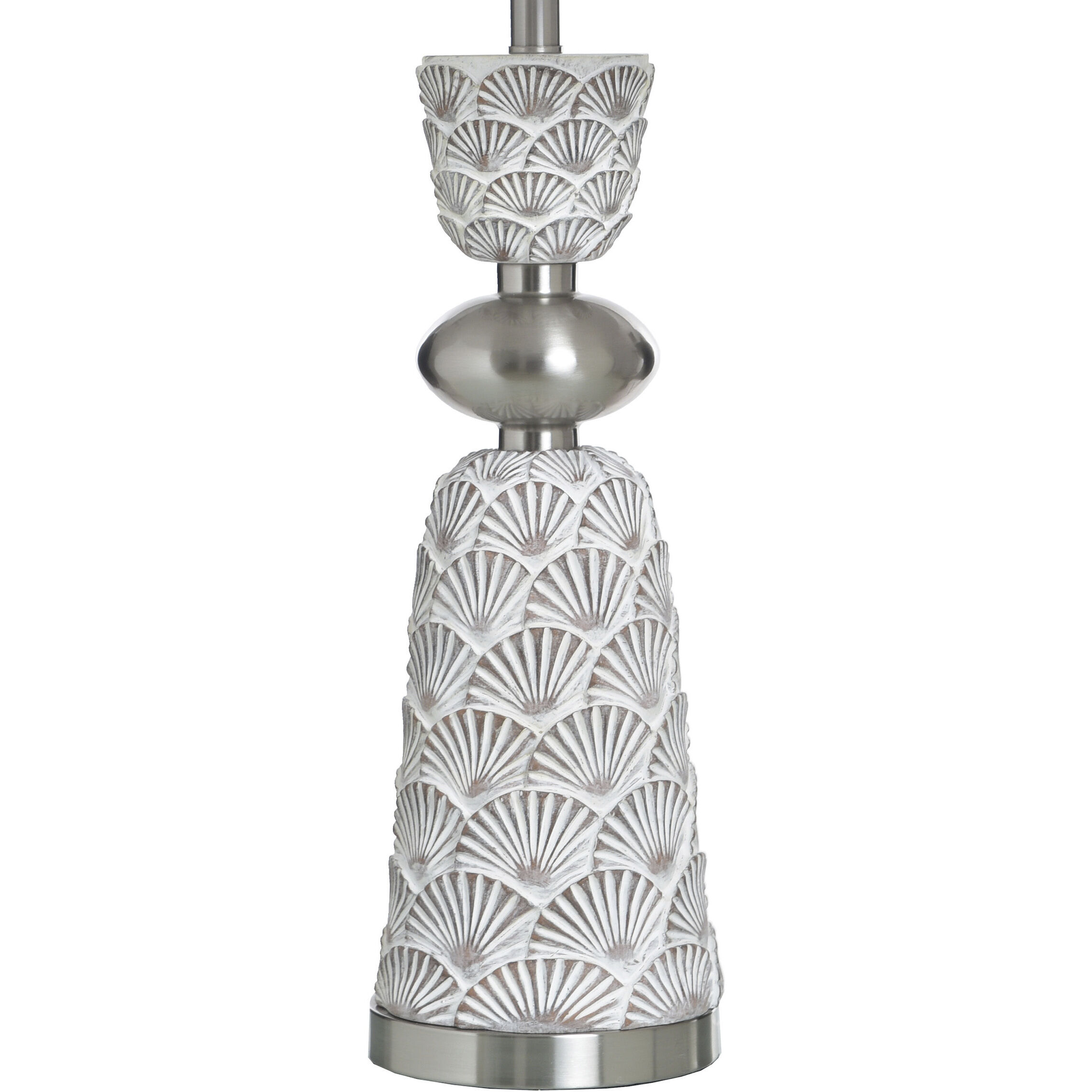 Saponay 33.5 inch 100 watt Saponay and Beige Table Lamp Portable Light