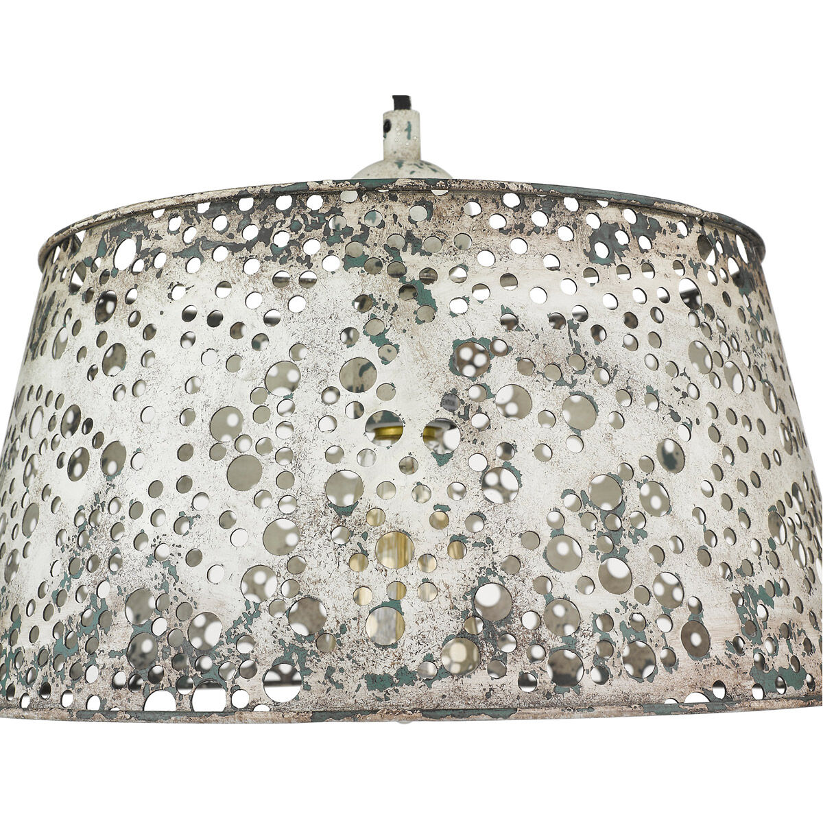 Iris 1 Light 15 inch Aged Ivory Pendant Ceiling Light