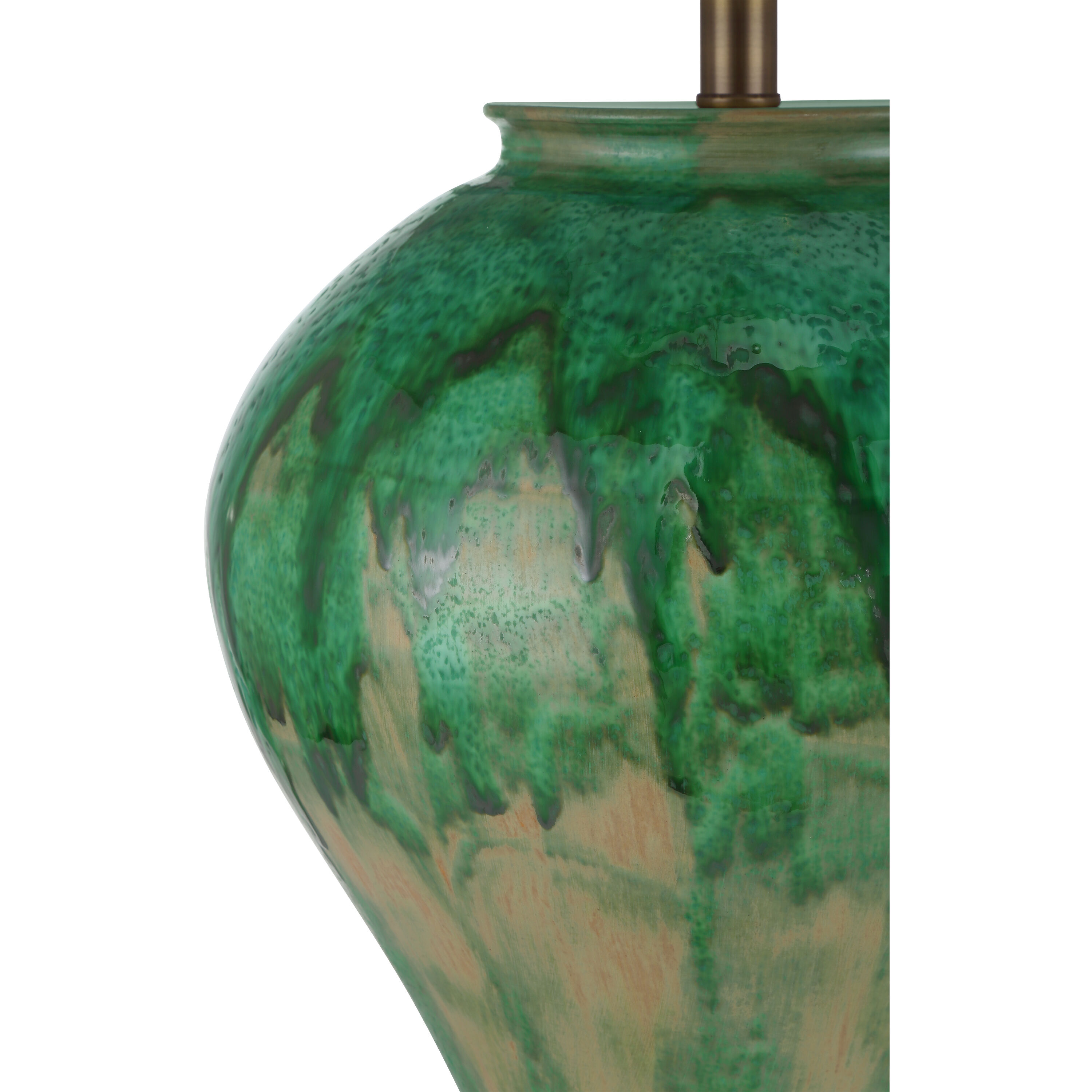 Blarney 31 inch 150.00 watt Green Table Lamp Portable Light