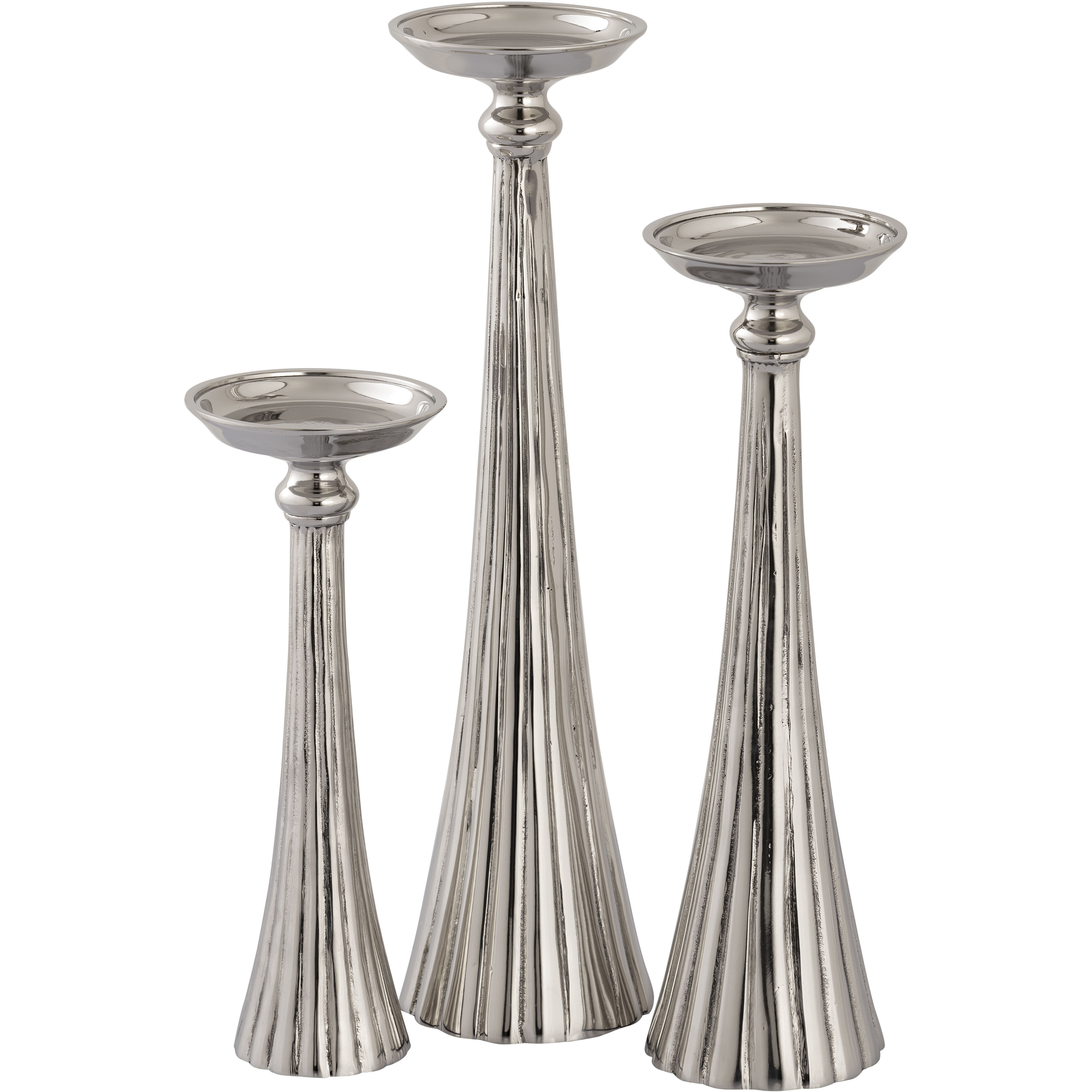 Bion 15 X 4.5 inch Candleholder, Set of 3