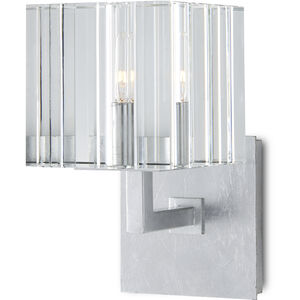 Valerio 1 Light 5 inch Silver Leaf Wall Sconce Wall Light