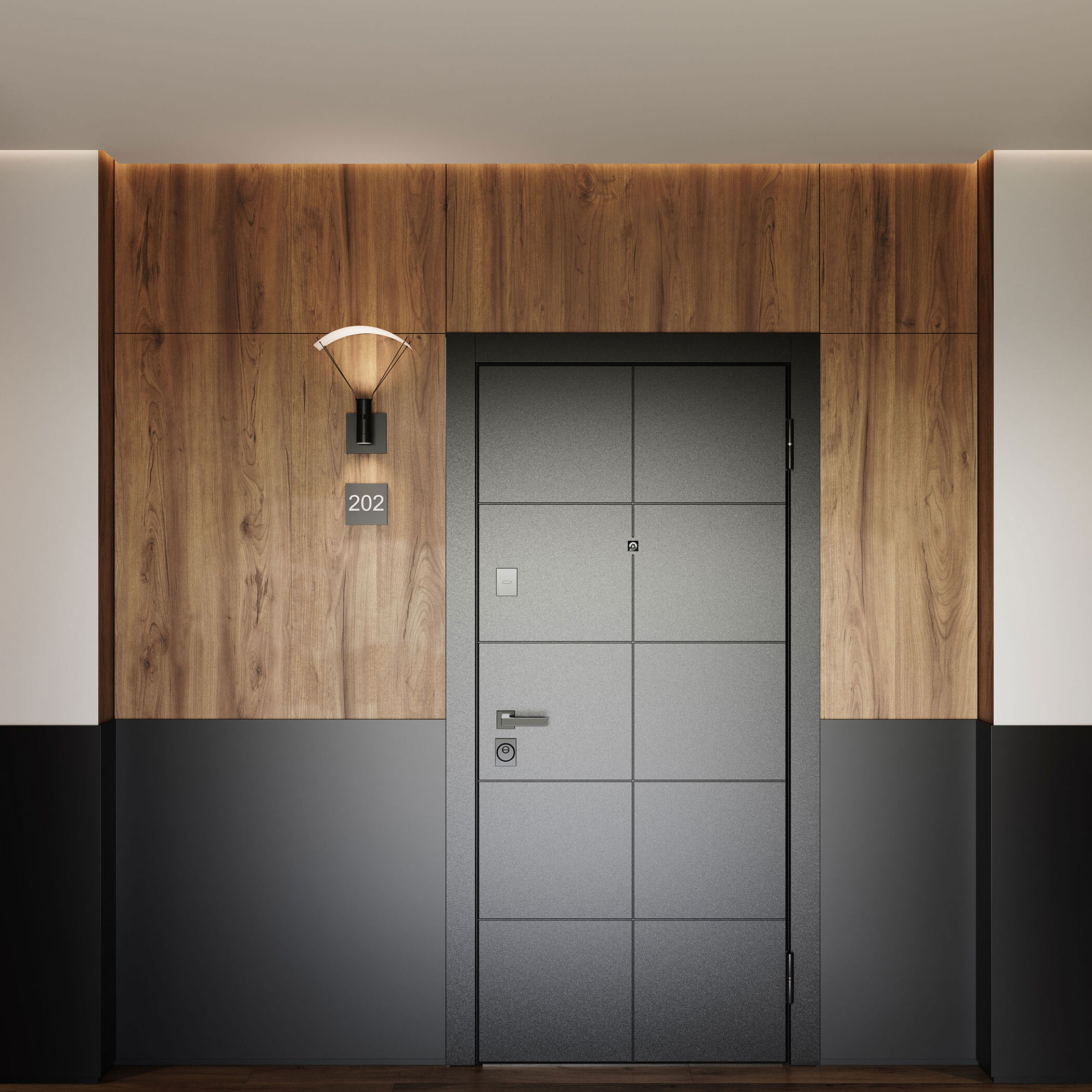 Suspenders LED 11 inch Satin Black Modular Wall Mount Wall Light