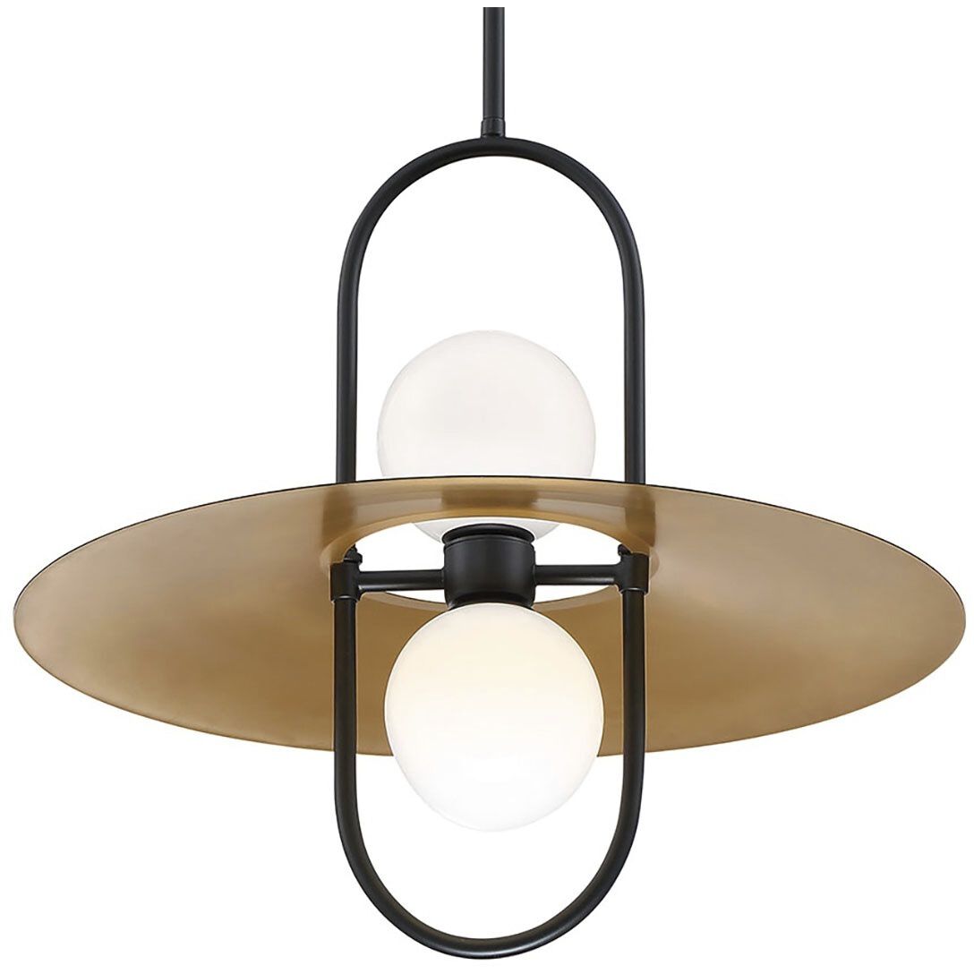 Gladstone 3 Light 21 inch Antique Brass/Black Chandelier Ceiling Light