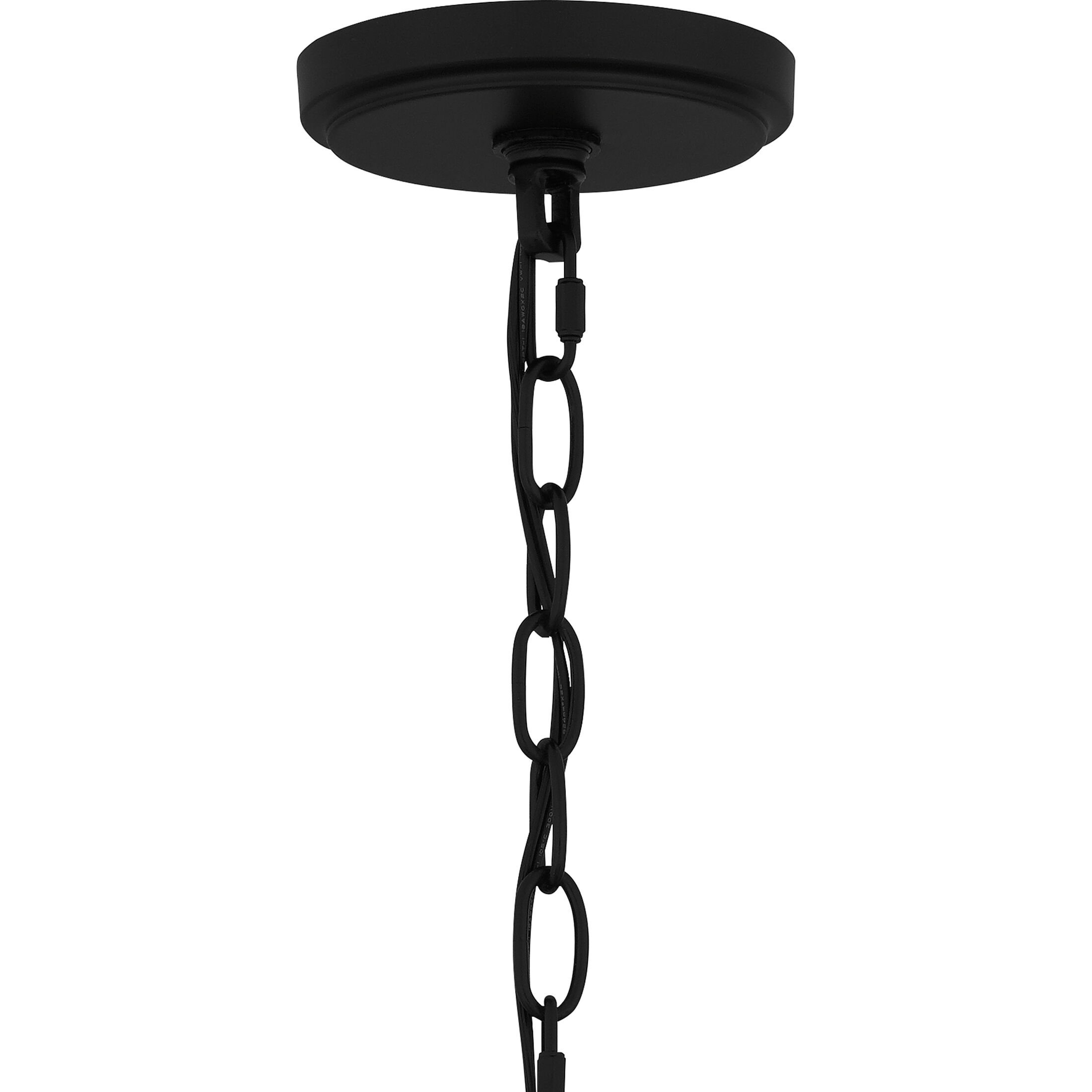 Myla 10 Light 27.25 inch Matte Black Chandelier Ceiling Light