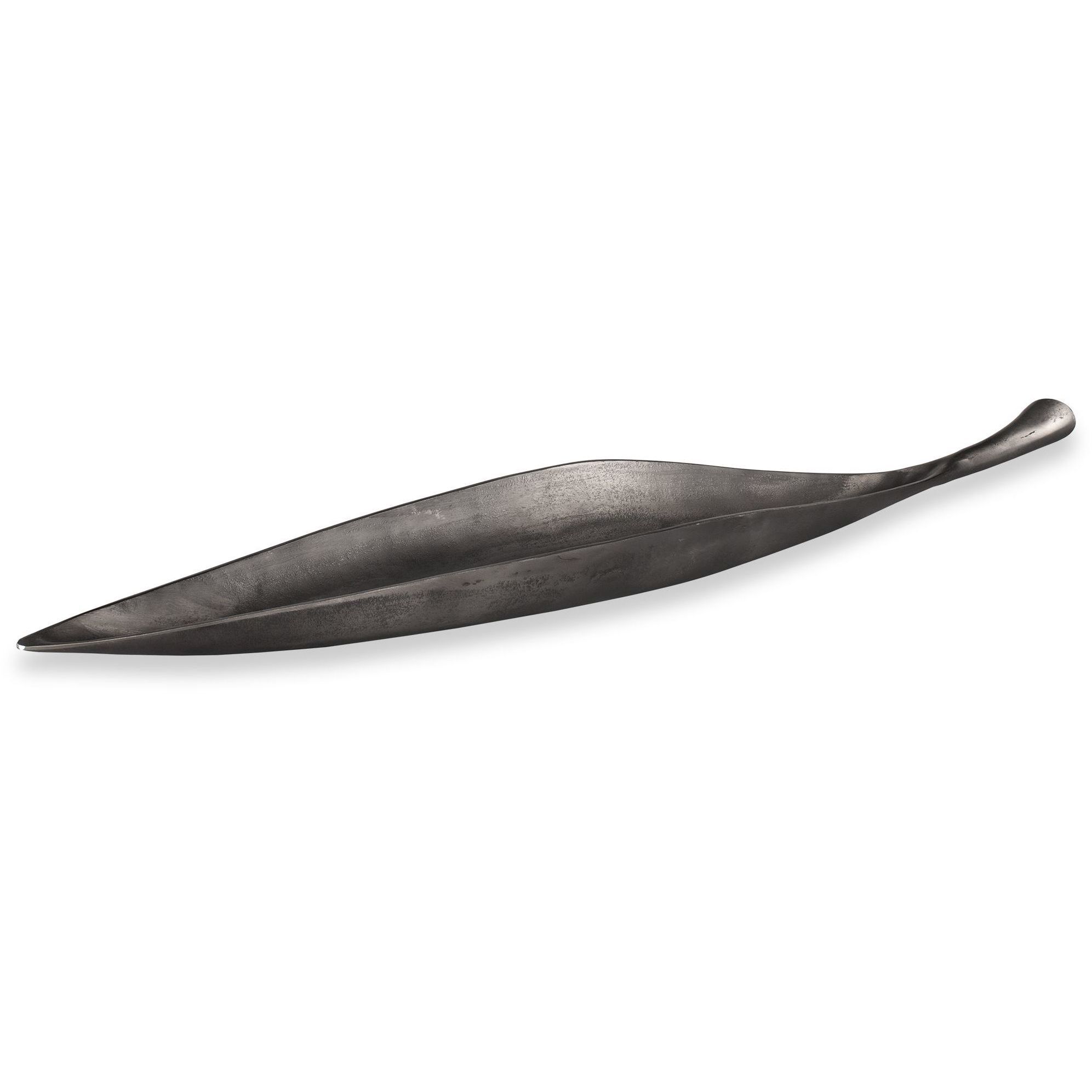 Leaflet Dark Nickel Outdoor Bowl