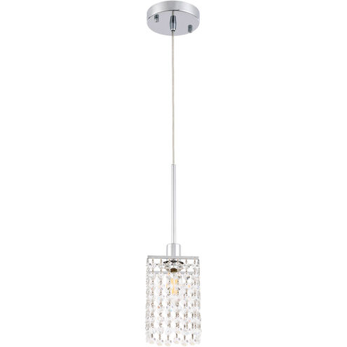Taylor 1 Light 5 inch Chrome Pendant Ceiling Light