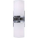 Duo 2 Light 5 inch Chrome Wall Sconce Wall Light