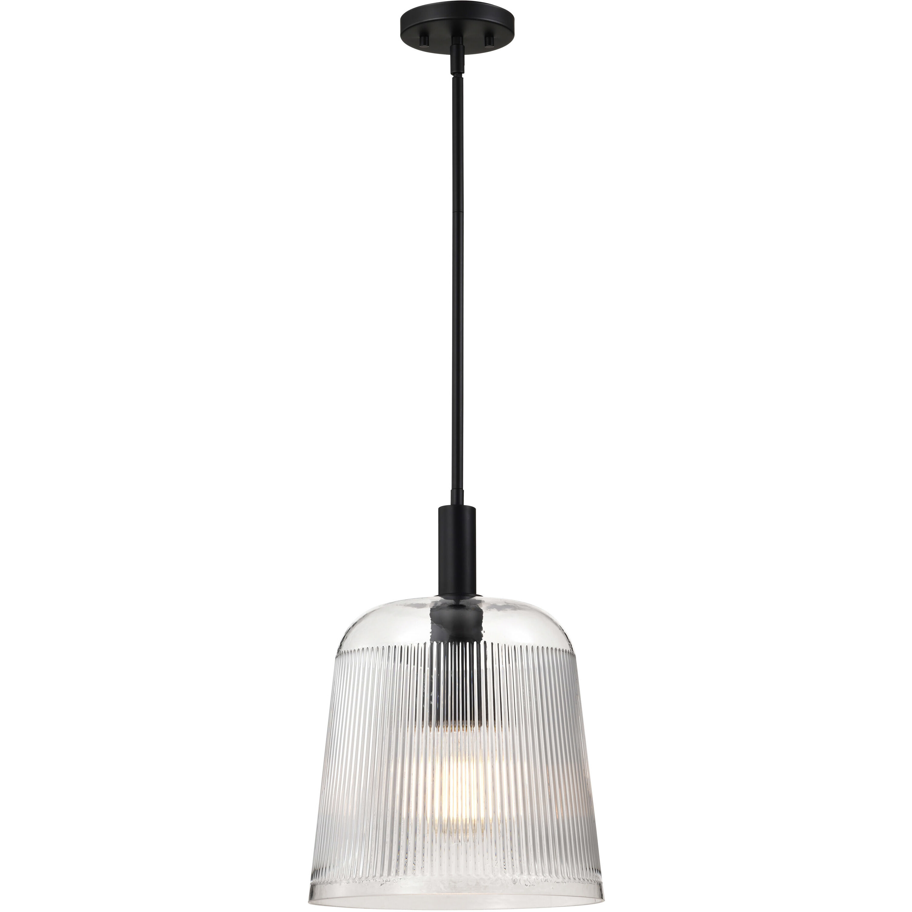 Grayson 12 inch Matte Black Pendant Ceiling Light