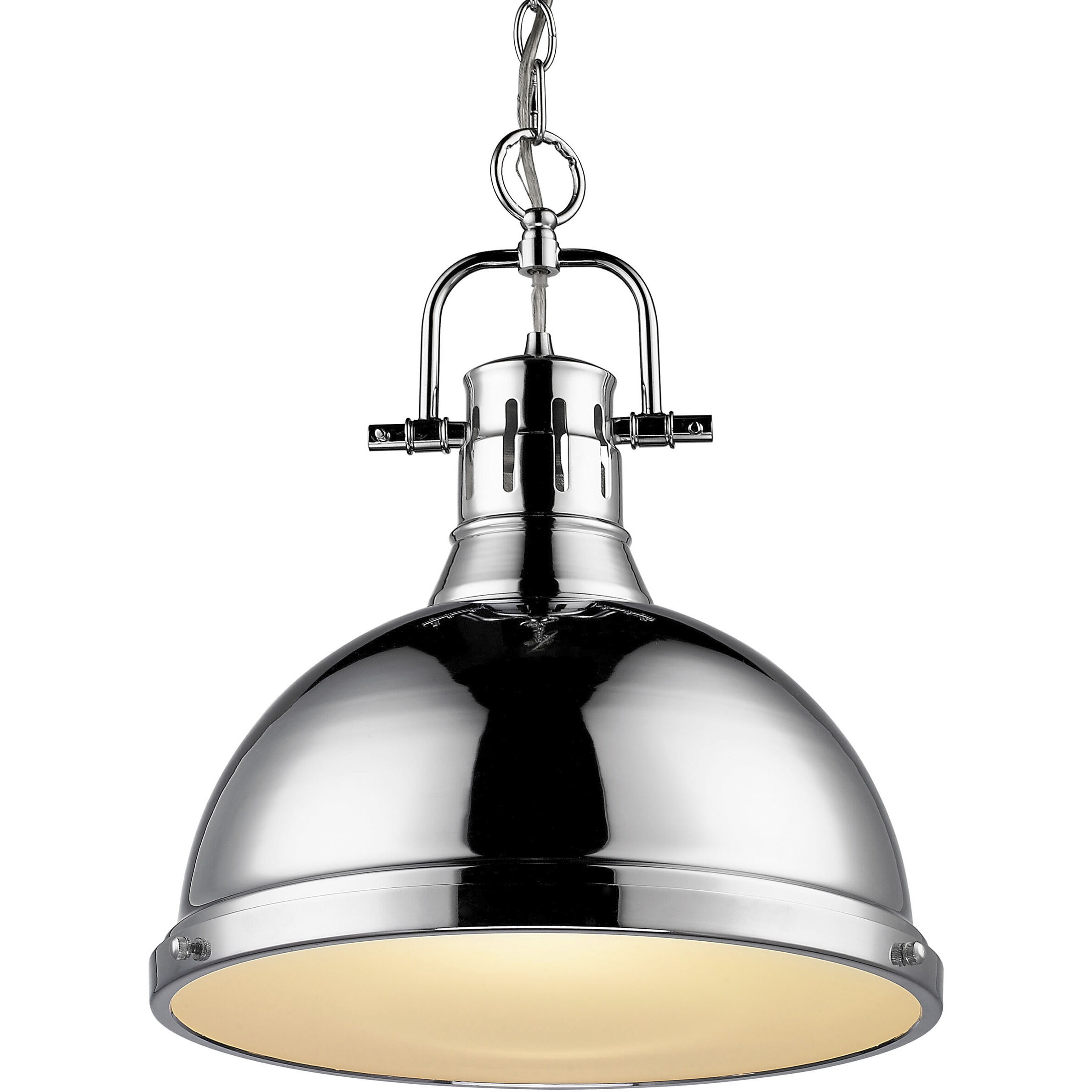 Yep Duncan 1 Light 14 inch Chrome Pendant Ceiling Light, Large
