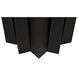 Column 44 X 44 inch Matte Black Dining Table