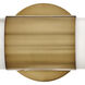 Ibiza LED 24 inch Heritage Brass Bath Light Wall Light