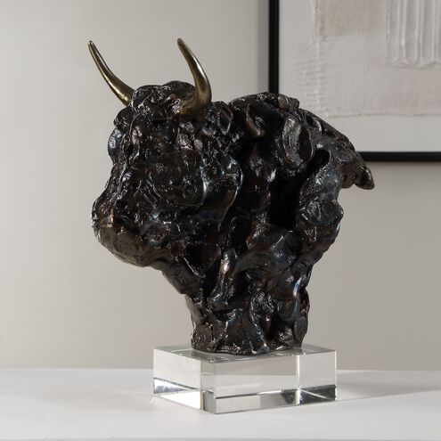 Bison 13.25 X 11 inch Sculpture