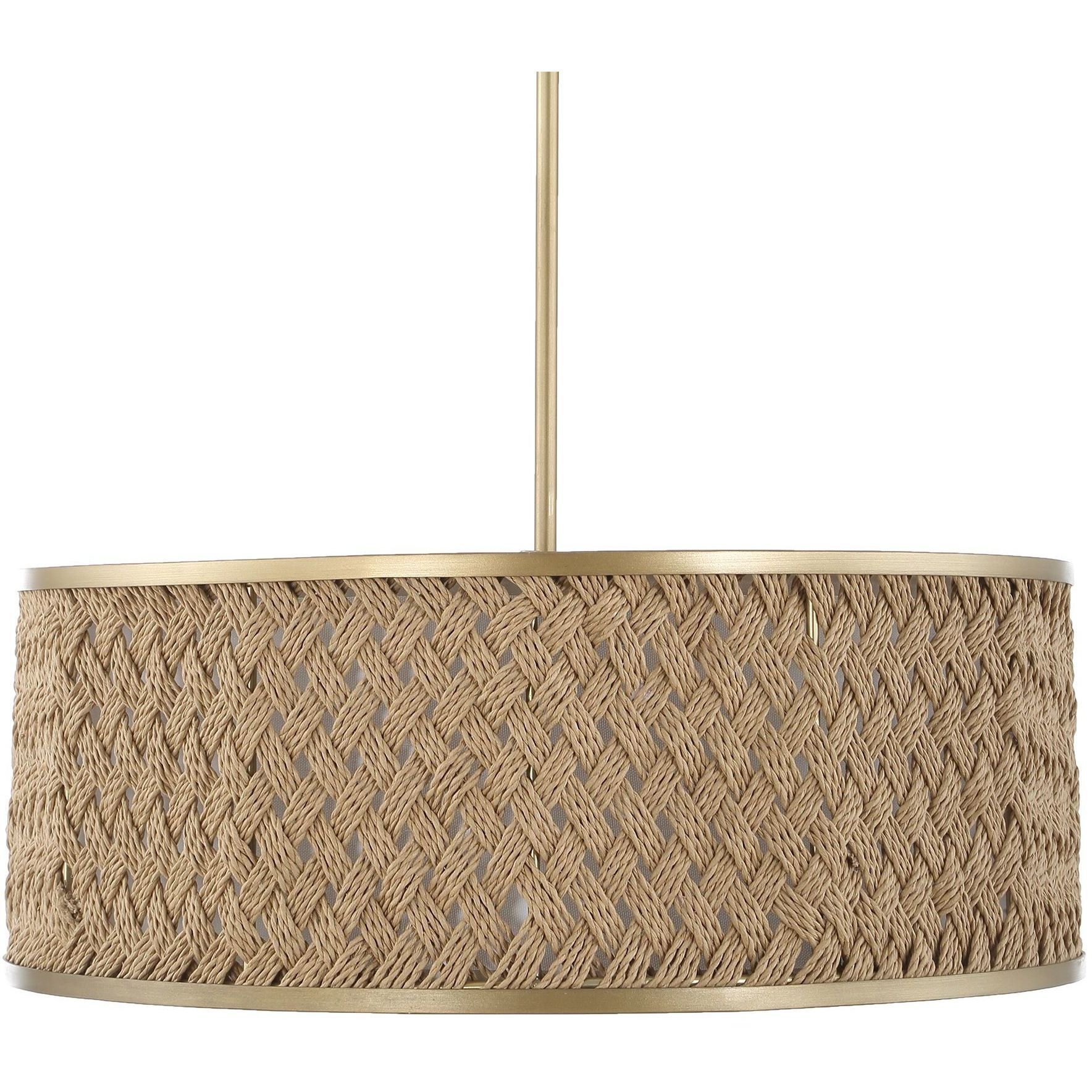 Pinchot 4 Light 22.25 inch Brushed Matte Gold Pendant Ceiling Light