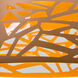 Kiev LED Bronze Cord Pendant Ceiling Light in Copper Glass
