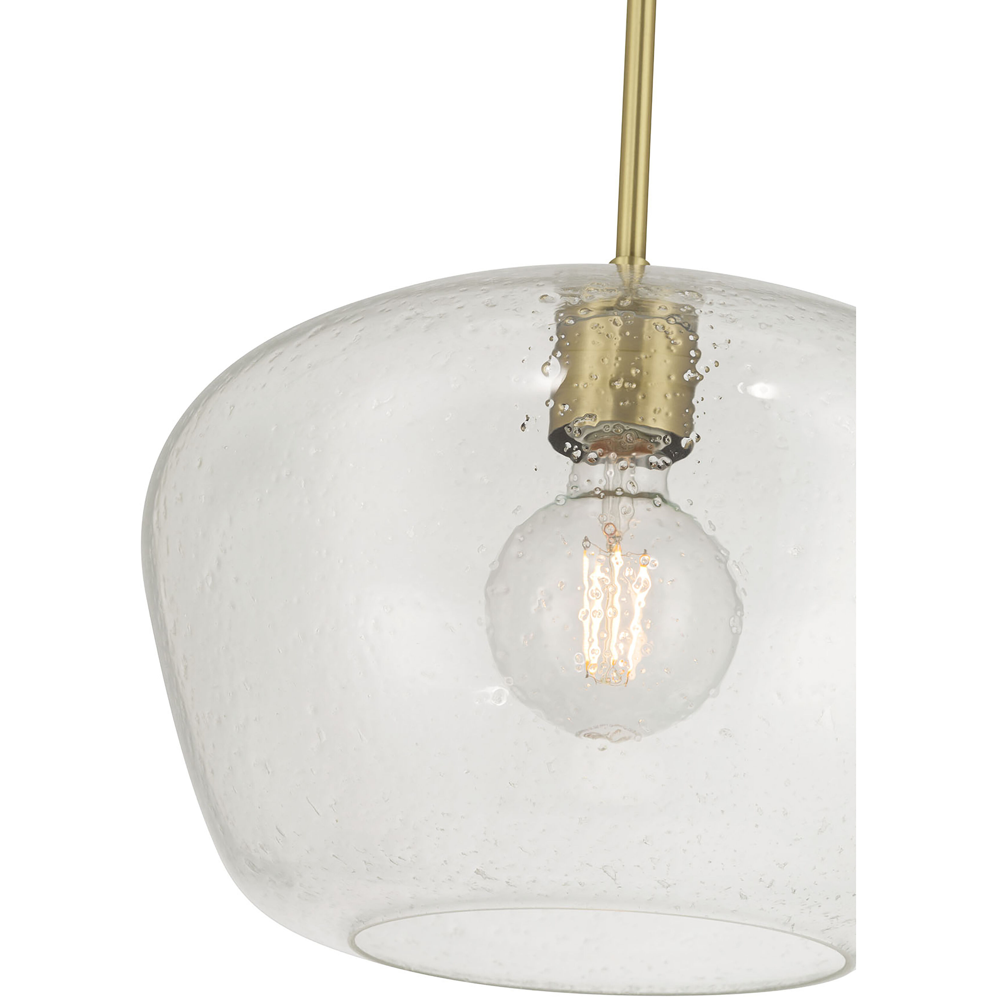 Pomari 1 Light 14 inch Vintage Brass Pendant Ceiling Light