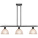 Ballston Arietta 3 Light 36 inch Oil Rubbed Bronze Island Light Ceiling Light, Ballston