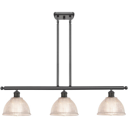 Ballston Arietta 3 Light 36 inch Oil Rubbed Bronze Island Light Ceiling Light, Ballston
