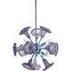 Evelyn 6 Light 20 inch Polished Chrome Pendant Ceiling Light