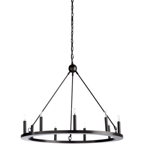 Wildwood 9 Light 36 inch Dark Bronze Chandelier Ceiling Light