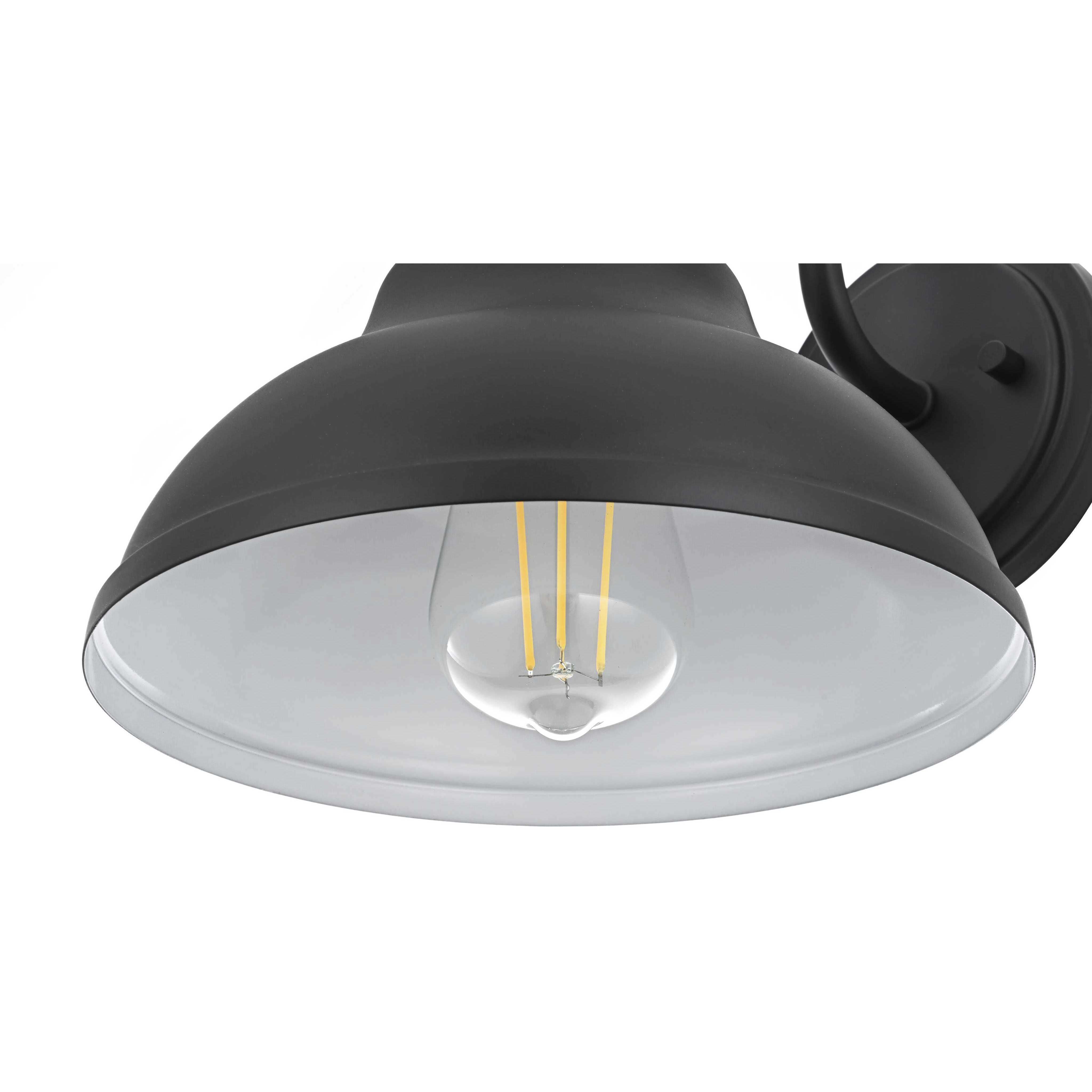 Callen 1 Light 10 inch Black Outdoor Wall Sconce