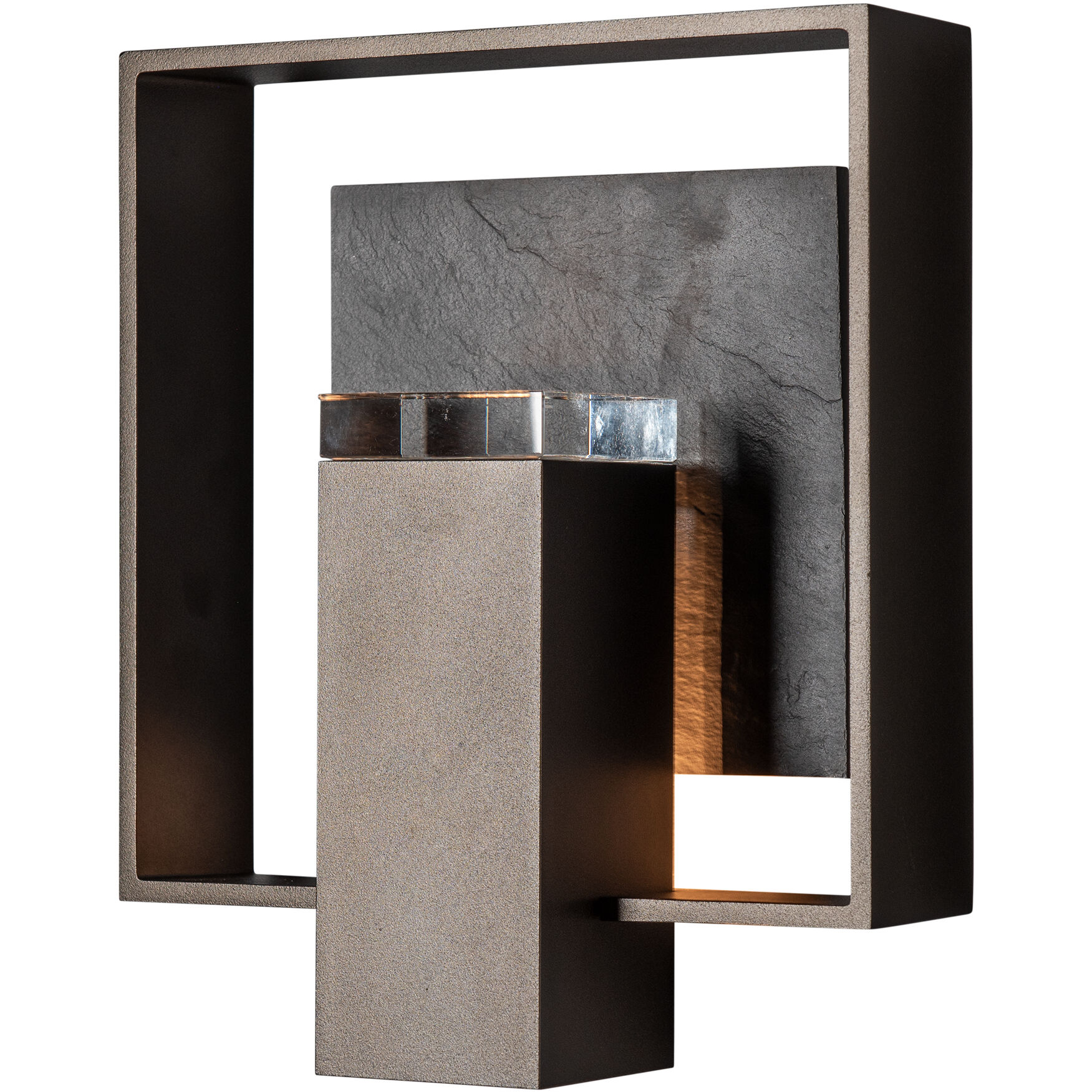 Shadow Box 1 Light 8.5 inch Coastal Oil Rubbed Bronze Outdoor Sconce, Small