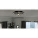 Celeste 5 Light 16.25 inch Matte Black Flush Mount Ceiling Light