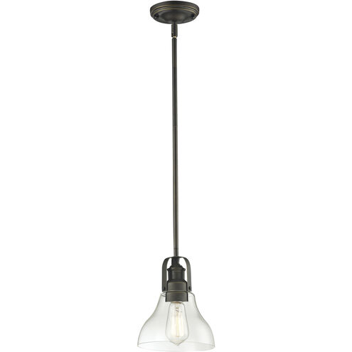 Forge 1 Light 7.5 inch Vintage Bronze Pendant Ceiling Light