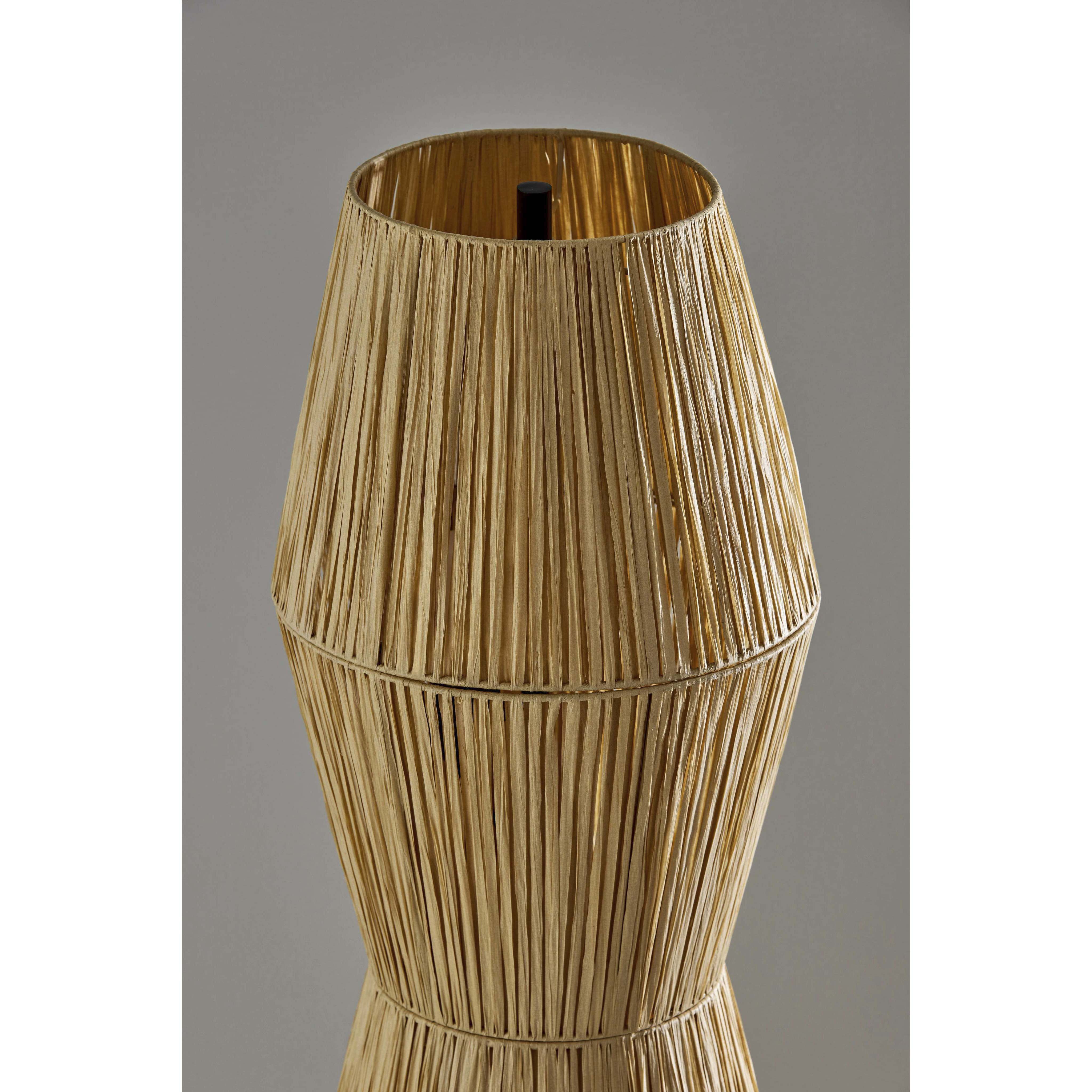 Renata 65.5 inch 40.00 watt Paper Raffia Floor Lantern Portable Light