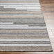 Azalea 96 X 30 inch Black Rug, Runner