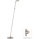 George's Reading Room 50 inch 8.00 watt Brushed Nickel Floor Lamp Portable Light, Pharmacy