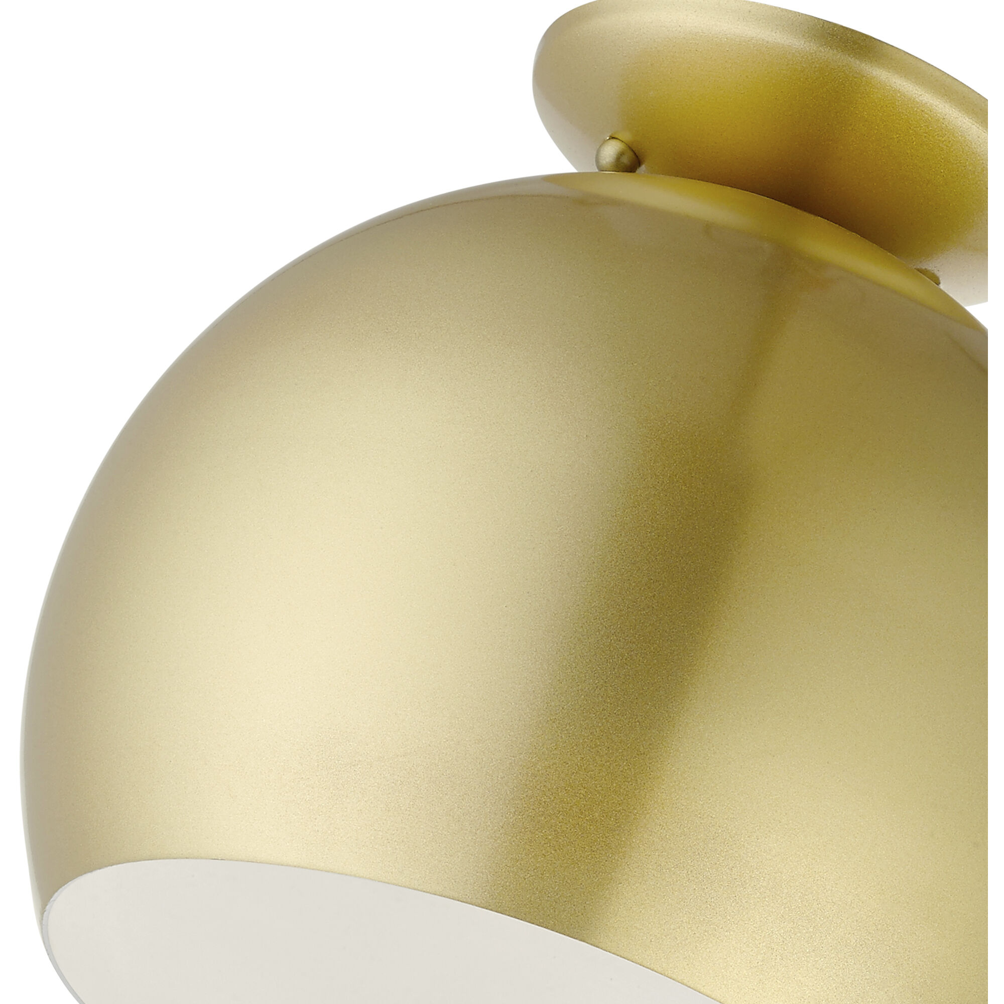Piedmont 1 Light 10 inch Soft Gold Semi-Flush Mount Ceiling Light