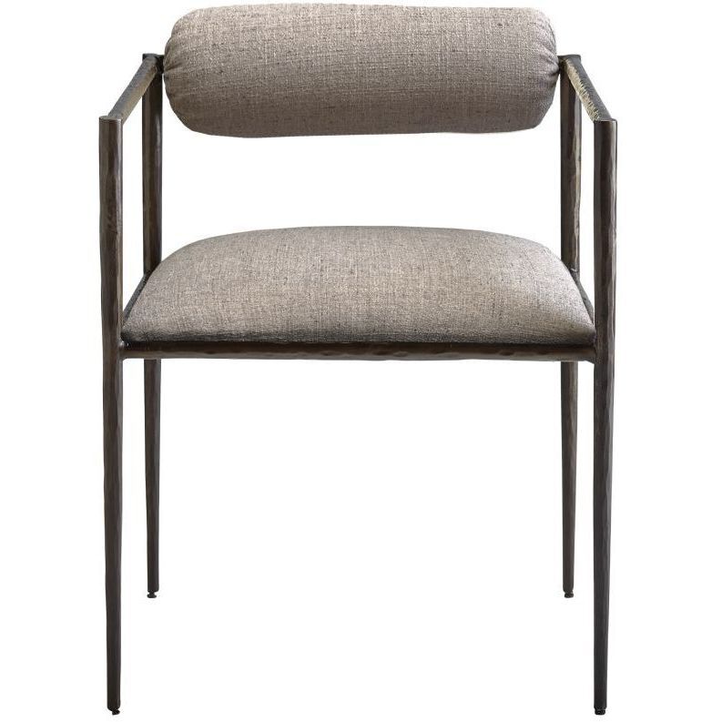 Barbana 27 inch Pewter Chair