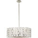 Missing Link 6 Light 26.63 inch Polished Nickel Pendant Ceiling Light