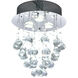Canada 3 Light 12 inch Chrome Flush Mount Ceiling Light
