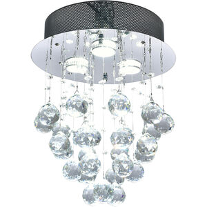 Canada 3 Light 12 inch Chrome Flush Mount Ceiling Light